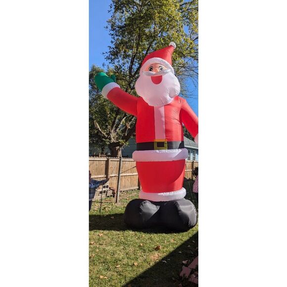 Christmas 20 foot ft giant inflatable Santa Claus
